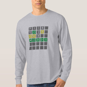 Custom Wordle T-Shirt
