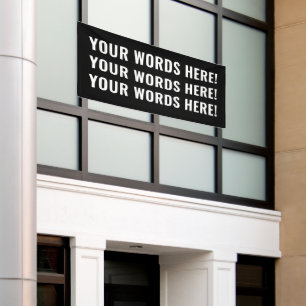 Custom Words Banner