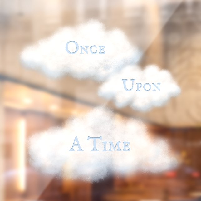 Custom Words on Fluffy White Clouds Fairytale (Sheet 2)