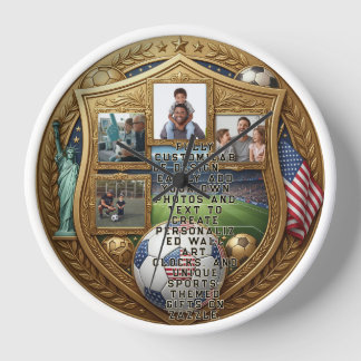 Custom World Cup Family Clock