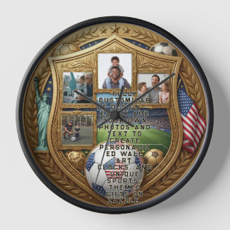 Custom World Cup Family Clock