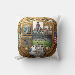 Custom World Cup Family  Cushion