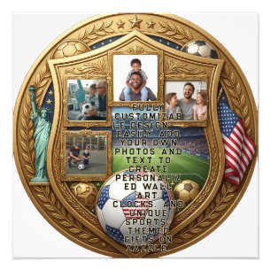 Custom World Cup Family Photo Print