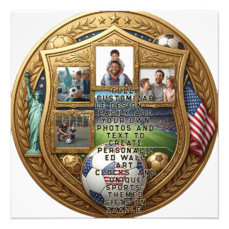 Custom World Cup Family Photo Print