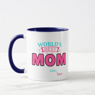Custom World's Best Mum Gift Coffee Mug