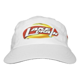Custom Woven Lake Drain♨️ Performance Hat, White Hat