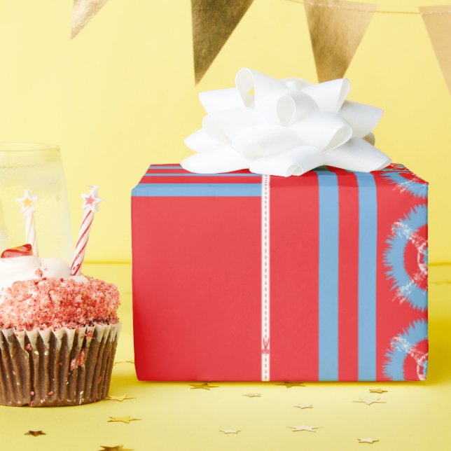 Custom Wrapping Paper | Red, Blue & More (Birthday Party)