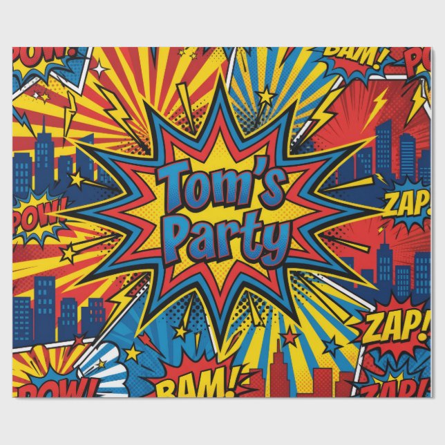 Custom Wrapping Papper Paper (Flat)