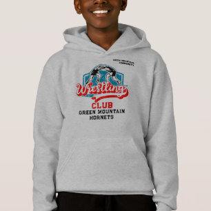 Custom Wrestling Team Club School Name Number