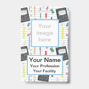 Custom Writing Supplies - School Series Badge ID Badge