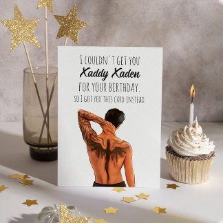 Custom Xaddy Xaden Bookish Funny Birthday Card