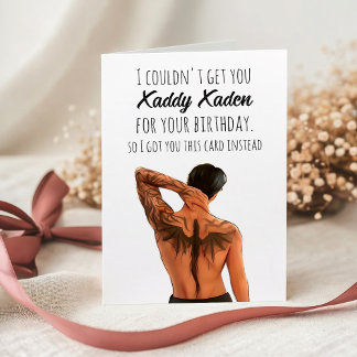Custom Xaddy Xaden Bookish Funny Birthday Card