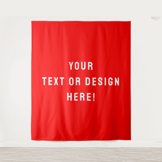 Custom XL Red Tapestry – Make It Yours Today (Front)