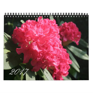 Custom Year 2017 Floral Photography Calendar