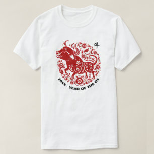 Custom Year Chinese Year of the Ox T-Shirt