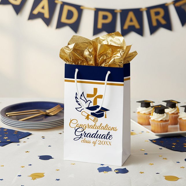Custom year Christian Graduation Small Gift Bag (Creator Uploaded)