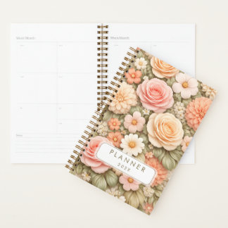 Custom Year floral Planner