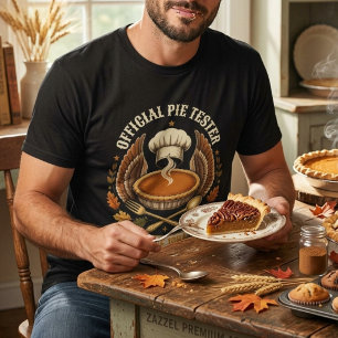 Custom year foodie tester funny Thanksgiving T-Shirt