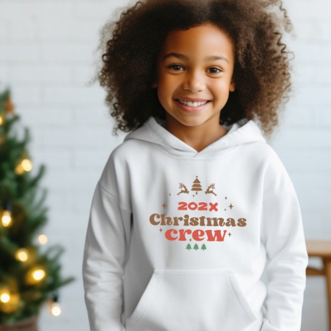 Custom Year Holiday Christmas Crew Kids (Custom Year Holiday Christmas Crew Kids Hoodie)
