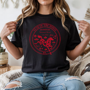 Custom Year of the Horse Name, Phrase & Birth Year T-Shirt