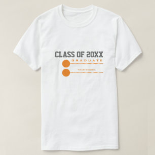 Custom Year   School Graduation T-Shirts