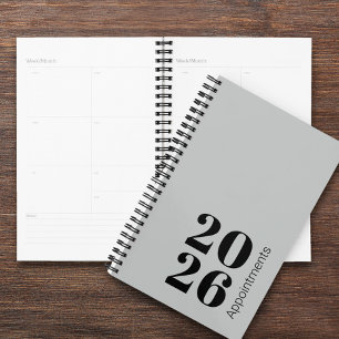 Custom Year, Text, Logo, Web URL, Appointment Planner