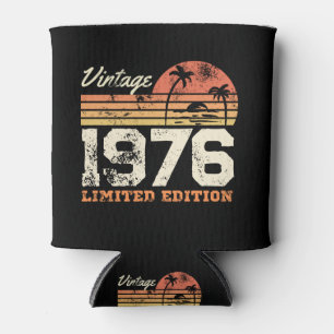 Custom Year Vintage 1976 Limited Edition Can Cooler