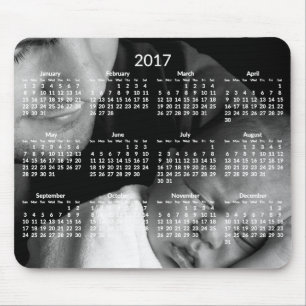 Custom Yearly Calendar 2017 Mousepads