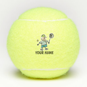 Custom yellow tennis ball for kid's Birthday party
