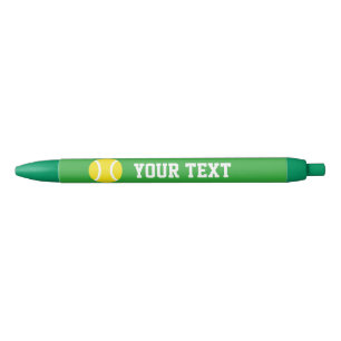 Custom yellow tennis ball sports pen   Add text