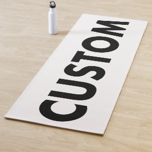 Custom Yoga Mat 1 Sided Print LANDSCAPE Orientated