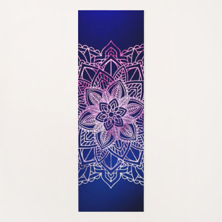 Custom yoga mat mandala