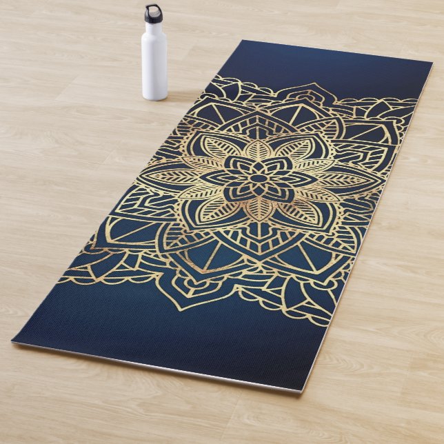 Custom yoga mat mandala (In Situ)