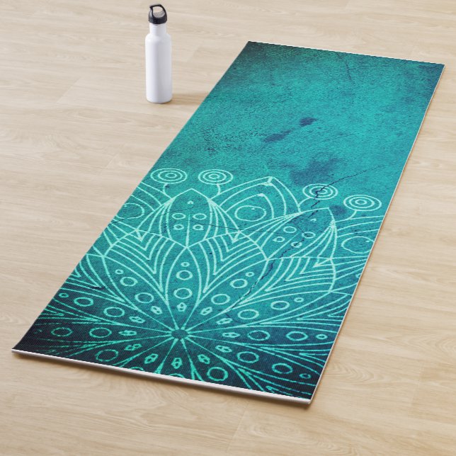 Custom yoga mat mandala (In Situ)