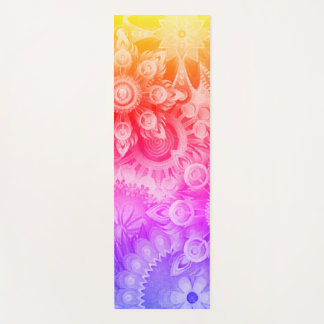 Custom yoga mat mandala