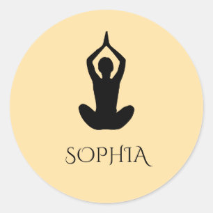 custom yoga stickers