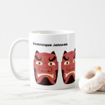 Custom Yokai Oni (Japanese Demon) Mug