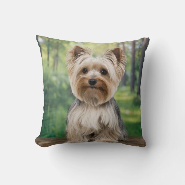 Custom Yorkie Pillow (Front)