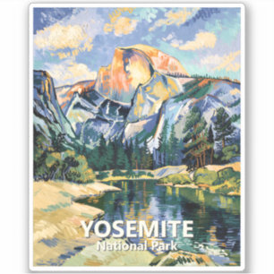 Custom Yosemite National Park Half Dome Colorful