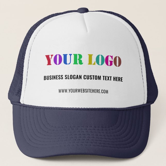 Custom Your Business Logo and Text Company Hat (Front)