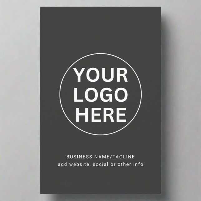 Custom Your Business Logo Clean Grey Professional  Flyer (Creator Uploaded)