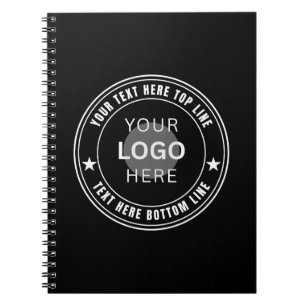 Custom Your Business Logo Name Template Notebook