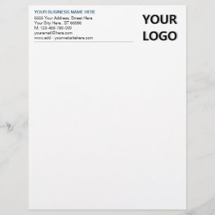 Custom Your Business Personalised Letterhead
