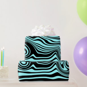 Custom Your Colours Gift Wrapping Paper Art Waves