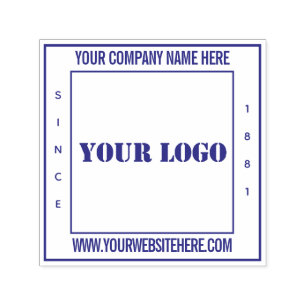 Custom Your Company Info Scuare Self-inking Stamp