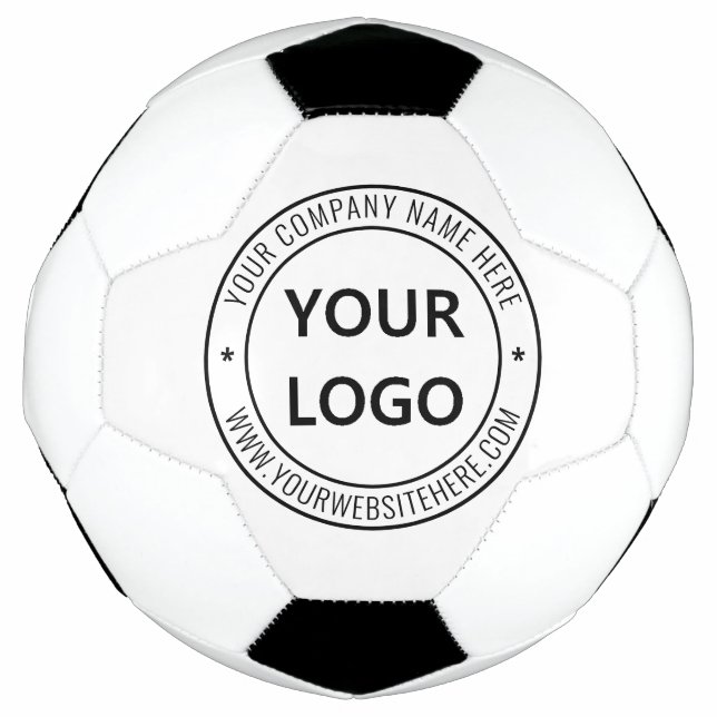 Custom Your Company Logo and Text Soccer Ball (Front)