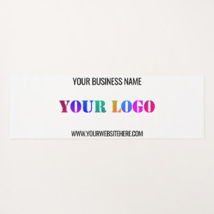 Custom Your Company Logo and Text Yoga Mat