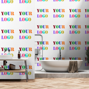 Custom Your Company Logo Business Personalised Wallpaper