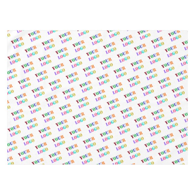 Custom Your Company Logo Tablecloth Choose Colour (Front (Horizontal))