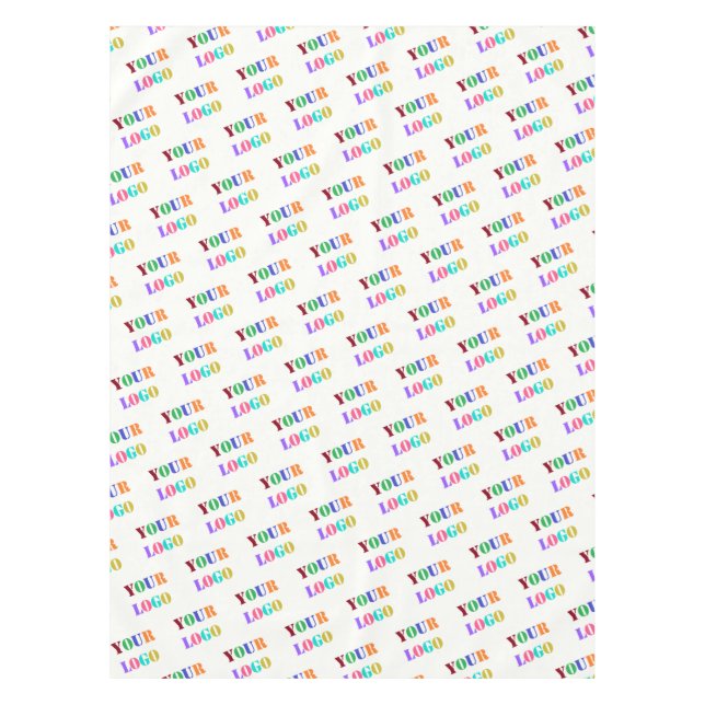 Custom Your Company Logo Tablecloth Choose Colours (Front)